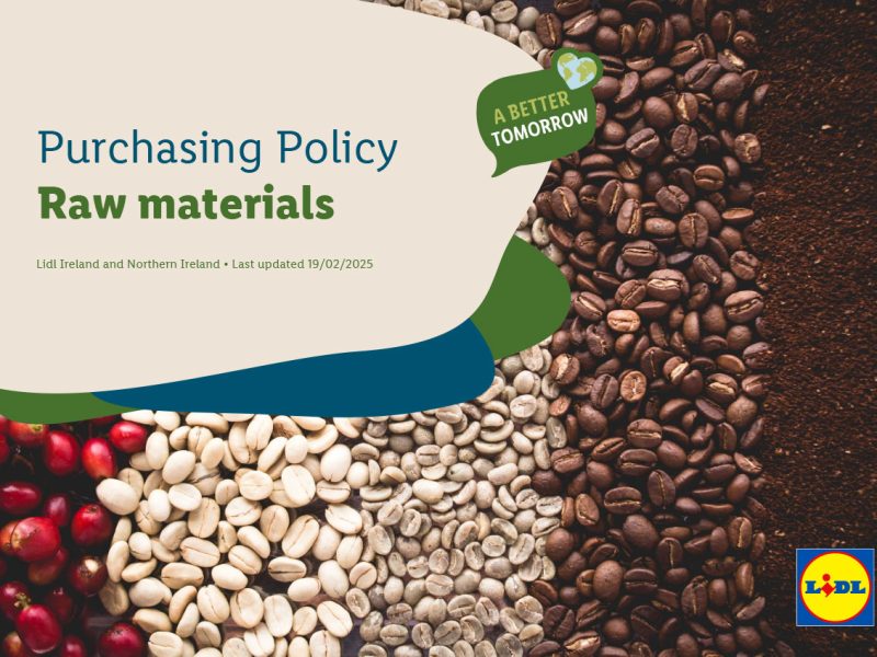 Position Paper on the Sustainable Sourcing of Raw Materials